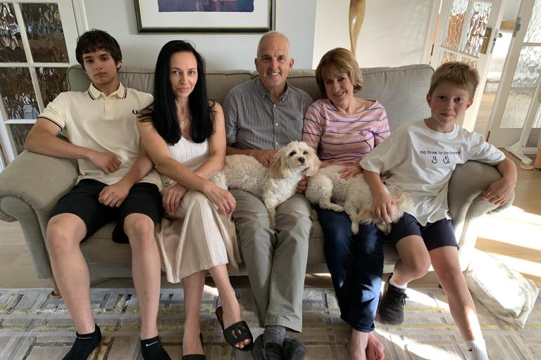 Elmbridge resident hosts with Ukrainian family