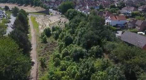 Brooklands ariel photo before