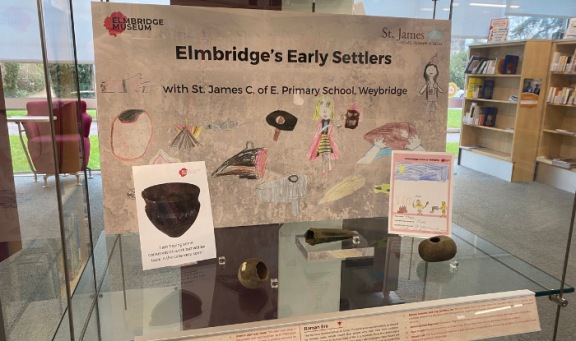 Elmbridge Early Settlers exhibition at Thames Ditton library