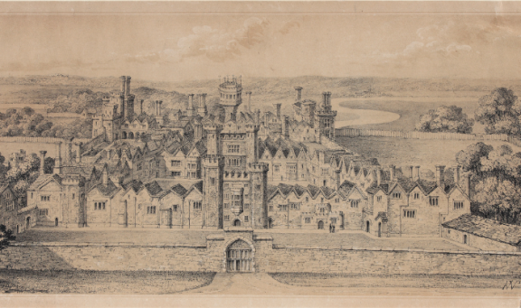 Drawing of Oatlands Palace