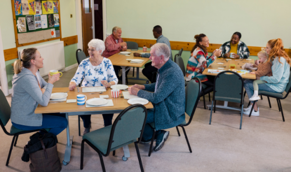 Gatherings of people in a community setting