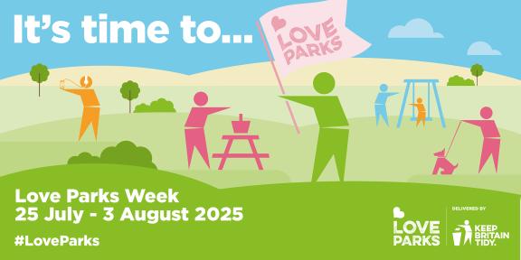 Love parks graphic image