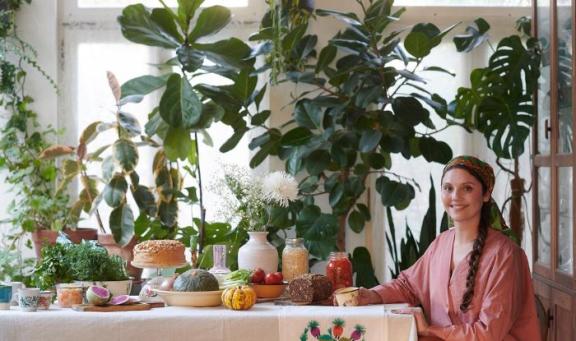 Guest speaker Author Olia Hercules at Royston Pike talks 