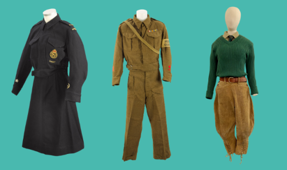 Costume from Echoes of War exhibition