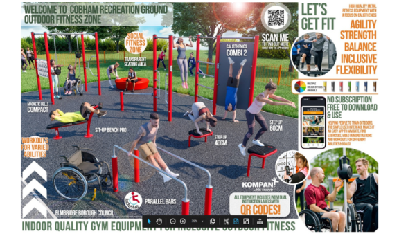 Cobham outdoor gym design