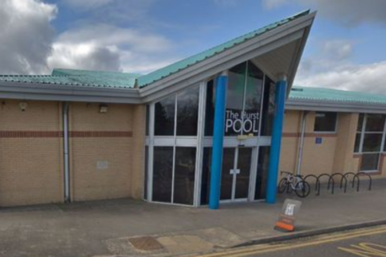 Image of the front of Hurst Pool