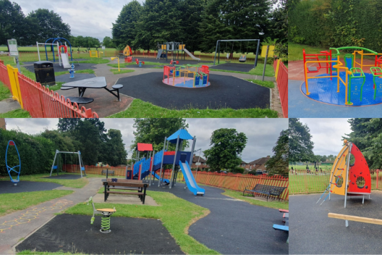 Refurbished play area in West Molesey and Molesey Hurst recreation grounds