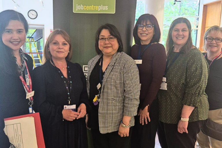 Representatives from DWP and Elmbridge Borough Council