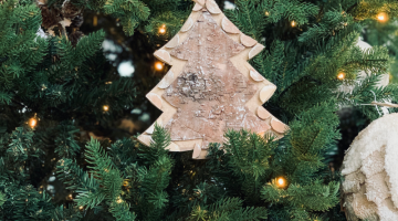 Christmas decoration on a Christmas tree