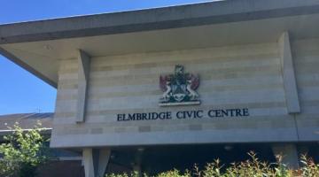 Exterior of the Elmbridge civic centre