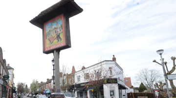 Claygate village sign