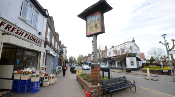 Claygate village sign