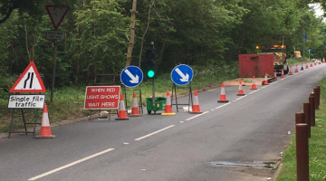 Clearance works on Woodstock Lane