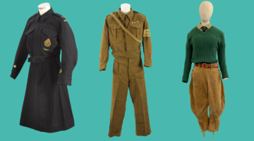 Costume from Echoes of War exhibition