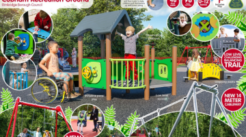 Cobham recreation ground play area design