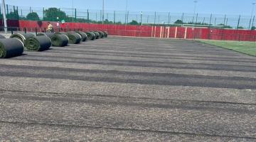 Xcel pitch new surfacing works