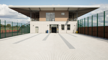 entrance to the xcel sports hub