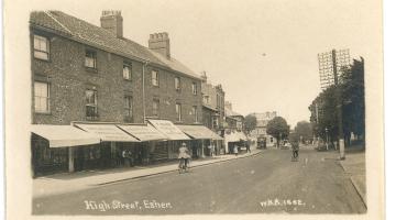 old photo of esher high street 