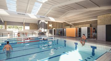 Hurst pool mock up image