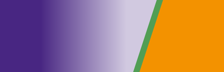 Purple green and orange background banner